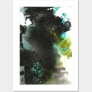 abstract painting Posters and Art